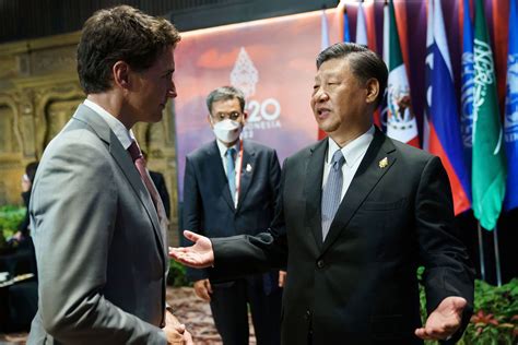 xi jinping lectures justin trudeau